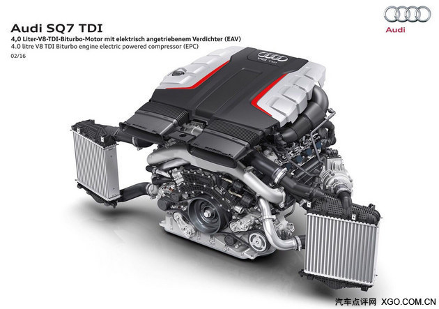 奥迪新SQ7首发 搭4.0L V8电子涡轮动力
