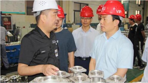 河南省郏县副县长宋建立一行莅临良工阀门视察指导工作