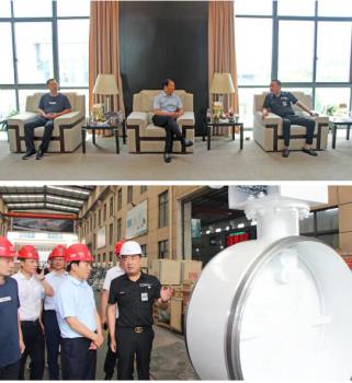 河南省郏县副县长宋建立一行莅临良工阀门视察指导工作