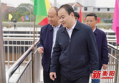 衡阳城西污水处理厂三期通水试运行