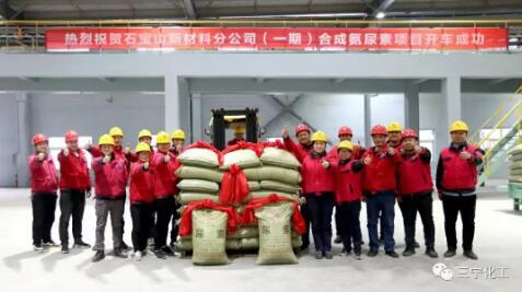 西安泵阀总厂第四代尿素熔融泵在湖北三宁化工成功“开车”