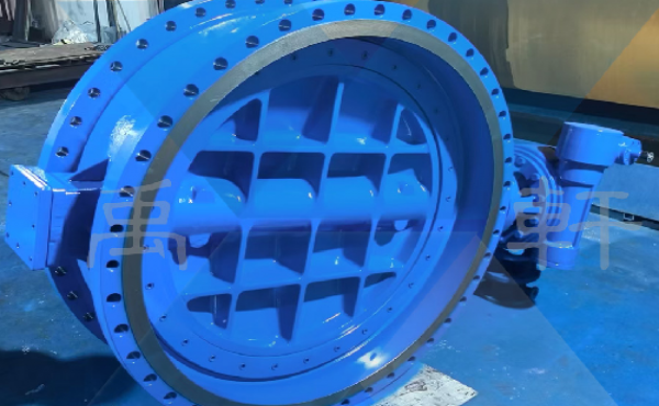 上海禹轩D343H-DN1200蜗轮驱动硬密封蝶阀下线！助力宿州水务管网改造项目