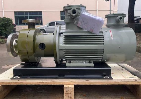 上海巧旭为洛阳凯美胜定制高压磁力泵，助力石化设备提升生产效率