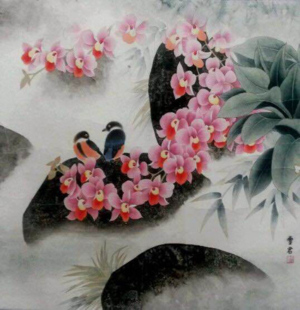 宁雪君作品《山涧倩影