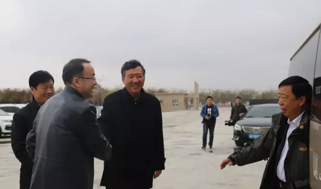 自治区政协领导白志杰一行莅临正生公司参观指导